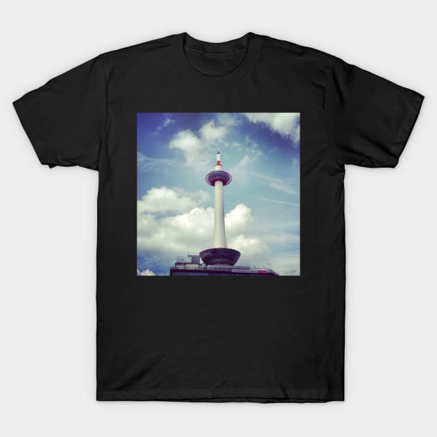 Kyoto Tower T-Shirt by wanungara